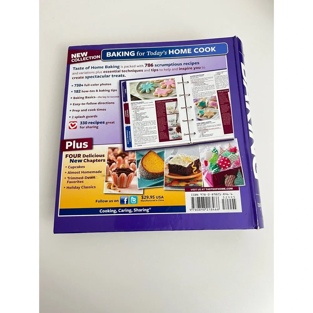 Taste of Home Baking All New Edition Cookbook Ring Bound‎ Hardcover 786 Recipes